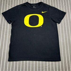 Nike University of Oregon Ducks Black Athletic Cut T-Shirt Youth Size M NCAA